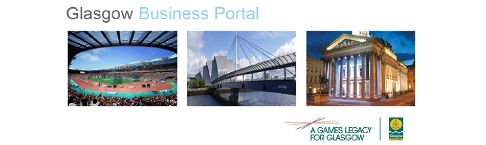 Glasgow Business Portal Website Screen Grab